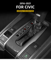 Pegatina Decorativa Para Transmisión De Cambios Para HONDA CIVIC SEDAN HATCHBACK 2016-2021 Accesorios Interiores Automotrices - details 0