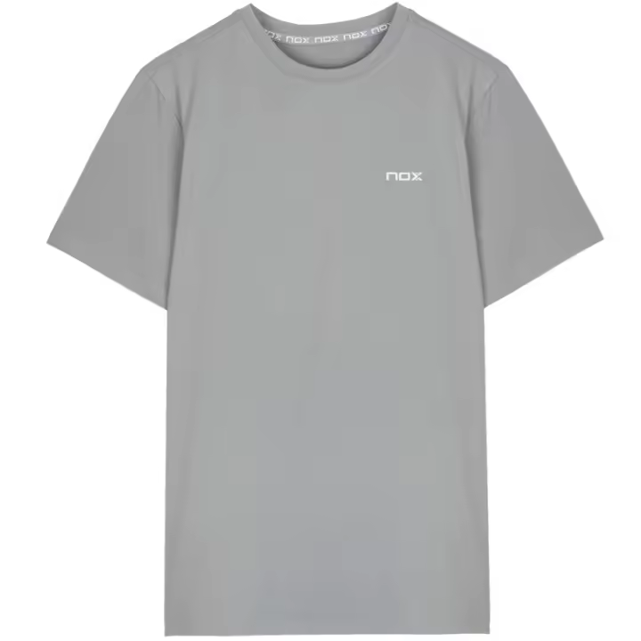 Camiseta Nox Regular Team Gris. Ideal para pádel y otros deportes - 1