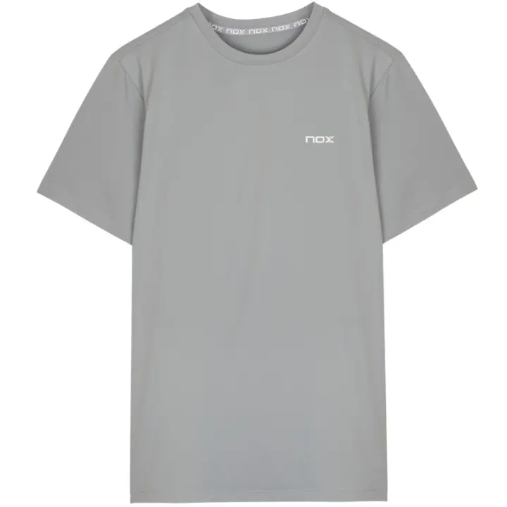 Camiseta Nox Regular Team Gris. Ideal para pádel y otros deportes - 1