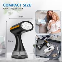 Vaporizador para Ropa 1500W, Vaporizador de Ropa para Casa, Oficina, Viaje, Vaporizador de Mano Portátil Actualizado 300ML Depósito de Agua de Gran Capacidad, Quita Arrugas,25s Calor Rápido Vaporizador de Mano para Ropa de Viaje Quita Arrugas de Tela para - details 7