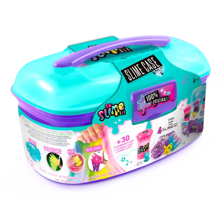 Mini Maletín de Slime que Brilla en la Oscuridad y Cambia de Color - Mini Slime Case Glow in the Dark and Colour Change - So Slime - Canal Toys - SSC049 - 1