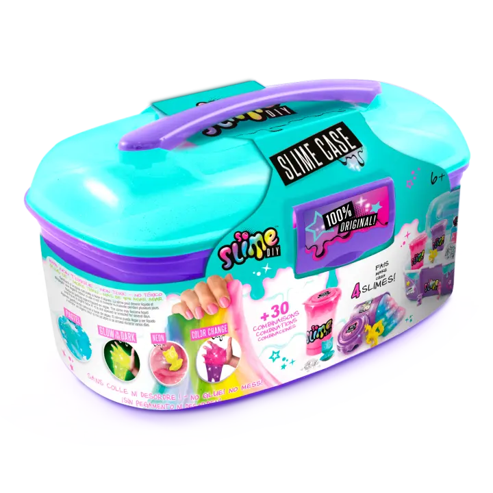 Mini Maletín de Slime que Brilla en la Oscuridad y Cambia de Color - Mini Slime Case Glow in the Dark and Colour Change - So Slime - Canal Toys - SSC049 - 1