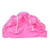 1Pc Gorra De Natación Elástica De Nylon Color Sólido Con Pliegues Protección De Pelo Largo Accesorios Deportivos Para Piscina - details 10