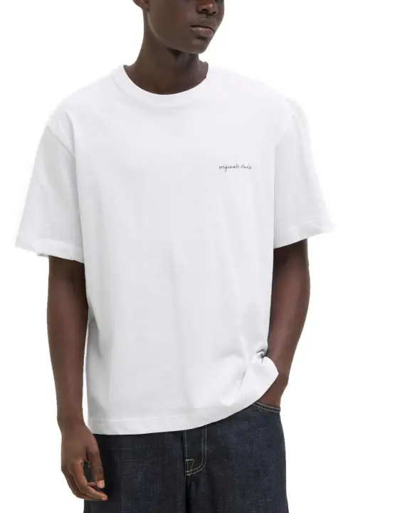 Camiseta Jack&Jones Marrakesh blanco manga corta de hombre - 1
