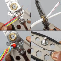 Alicates De Acero Inoxidable Multifuncionales De 7 Pulgadas Para Eléctricos Deshilachador De Cables Y Herramienta De Enredo - details 2