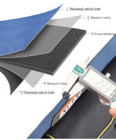 Bolsa De Herramientas Multifuncional AIRAJ Gran Capacidad Resistente Al Agua De Lona Oxford Para Electricistas Almacenamiento De Reparación - details 4