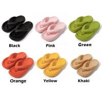 Nuevos Sandalias De Plataforma Gruesa Para Hombre 2024 Moda Verano Zapatillas De Playa Antideslizantes Calzado Casual Para Baño - details 1