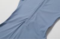 Traje De Yoga Unipersonal Europeo Y Americano Con Cuello Alto Y Cremallera Media Manga Corta Ajustado Para Fitness - details 10