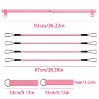 Kit De Pilates Con Resistencia Y Bola Portátil Para Gimnasio En Casa Entrenamiento Completo Barra De Resistencia Para Brazos Manos Y Muñecas - details 0