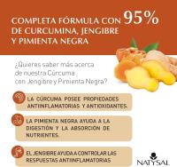 Cúrcuma Con Jengibre Y Pimienta Negra Natysal 30 cápsulas - details 1