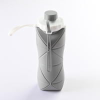 De Agua Plegable De Gran Capacidad Para Deporte Y Viajes Al Aire Libre De Silicona Grado Alimenticio Telescopio Portátil - details 4