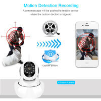 Cámara IP WiFi 1080P Yoosee Con Audio Bidireccional Y Visión Nocturna Infrarroja De 15M Cámara De Seguridad Doméstica Con Puerto LAN Color Blanco - details 11