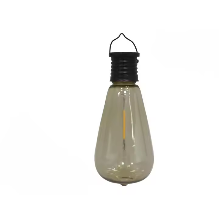 Gerimport Bombilla solar 1 LED colgante 6 x 13,7 cm 2800-3200 K - 1