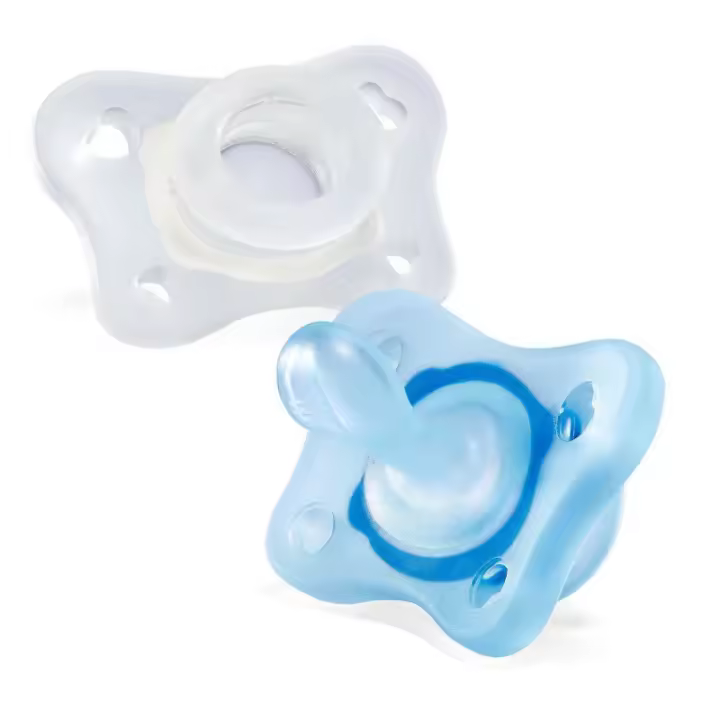 CHICCO CHUPETE PHYSIOFORMA AZUL SILICONA 16-36 M 2 UNIDADES - 1