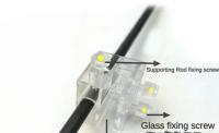 Lámpara LED Para Acuario Planta Acuática Luz Completa De Crecimiento De Plantas 12W/18W Clip Sobre Tanque Aluminio Negro - details 7