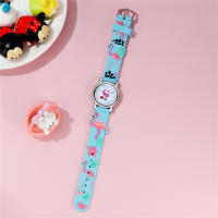 Reloj Infantil De Cuclillas Con Patrón De Flamenco Divertido Resistente Al Agua De Moda Y Casual Con Marcadores Arábigos Y Correa De Goma - details 8