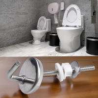 Juego De 2 Tornillos Ajustables Para Asiento De Inodoro Acero Inoxidable Parte Del Tapa De Inodoro Herramienta Manual Para El Hogar - details 31