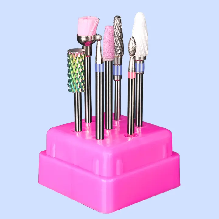 Juego De Brocas Para Uñas Y Cutículas Cerámica Diamante Carburo Para Eliminador De Acrílico Gel Manicura Para Hogar Y Salón - 1
