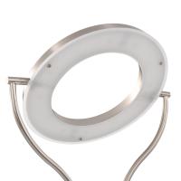 vidaXL Lámpara de pie regulable plateado 18 W 180 cm - details 3