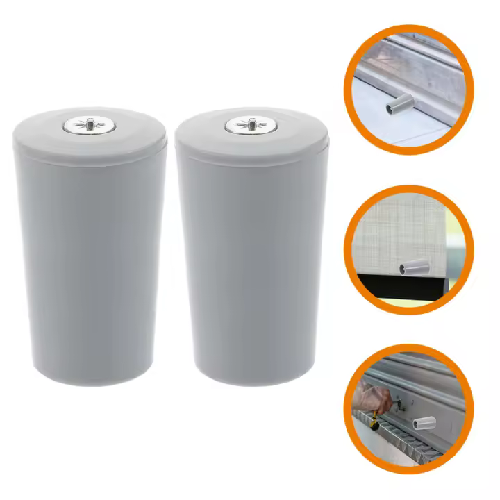 Parar De Rollos Para Cortinas Romanas Y Ventanas Piezas De Repuesto Para Cerraduras De Puertas Y Ventanas Estopilla Para Limitar El Desplazamiento - 1