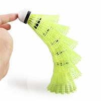 6/12PCS Balones De Bádminton Verdes Portátiles Para Viajes Entrenamiento Deportivo Nylon Suplementos Al Aire Libre - details 2