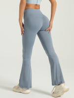 Pantalones De Yoga Para Mujer Cintura Alta Bootcut - Leggings Flared Para Ejercicio Y Ropa Casual - Activewear Cómodo Y Estiloso - details 1