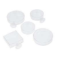 Alimentador De Acuario Transparente De Acrílico Alimentos Para Peces Y Camarones Juego De Tazas Redondas Y Cuadradas Accesorios De Alimentación - details 8