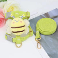 Juego De Arnes Y Correa Para Gatos Y Perros Pequeños Ajustable Para Puppies Ropa De Camuflaje Para French Bulldog Chihuahua Pug Caminar Al Aire Libre - details 3