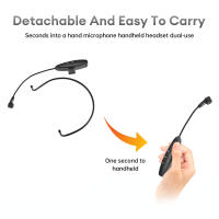 Set De Micrófono Inalámbrico 2.4G Con Transmisor Y Receptor Para Amplificador Y Altavoz De Voz Adecuado Para Enseñanza Y Guía Turística - details 8