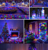 Luz De Cadena Solar Para Exterior Iluminación Festiva 8 Modos Impermeable Lámparas De Hadas Para Decoración De Boda Jardín Navidad Garland - details 4