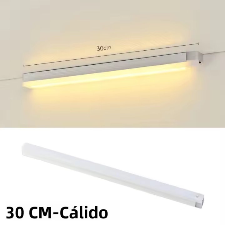 Luces De Armario Rechargeable Con Sensor De Movimiento 3 Colores Operadas Por Batería Iluminación Wireless Para Interior Magnética Dimmable - 1