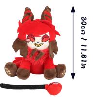 Muñeco De Peluche Hazbin Hotel Divertido Alastor Charlie Vaggie Adam Meow Suave Relleno De Algodón Regalo De Cumpleaños Para Niños - details 7