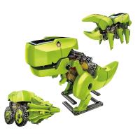 Robot Solar 3-en-1 Para Niños Dinosaurio Insecto Máquina De Perforación Panel De Energía Solar Modelo De Suministro De Energía Para Regalo Para Niños - details 0