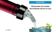Triturador Automático De Botella De 1 Oz (30 mL) Pack De 3 Dispensador De Cócteles Y Vino Medidor Rápido Para Bebidas - details 1
