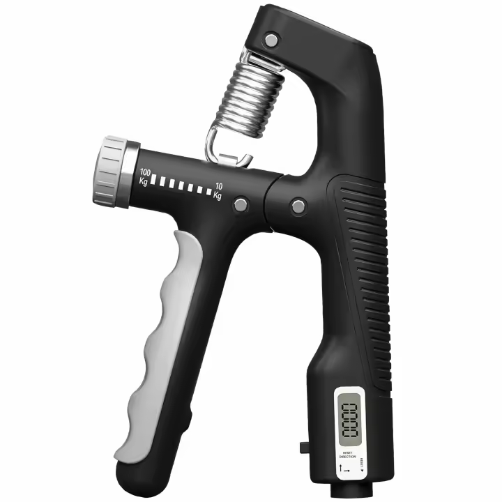 Fortalecedor de agarre de mano, Resistencia ajustable de 22 a 220 Libras (10 to 100 kg), de antebrazo ejercitador, entrenamiento de fuerza de agarre, paquete de 1 - 1