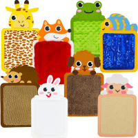 Manta Sensorial Temática De Animales Montessori Para Niños Autistas Interactiva Y Texturizada Colorida Edad 3-5 Años - details 1