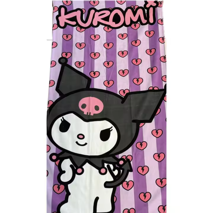 Toalla playa Infantil Kuromi algodón 100% - 1