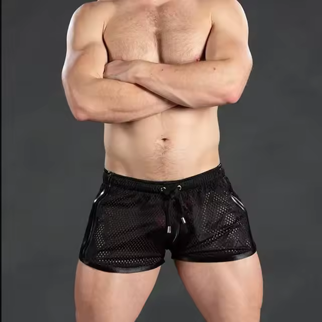 Nuevos Shorts De Correr Para Hombre Deporte Rápido Secado Malla Entrenamiento De Fútbol Tenis Natación Playa Pantalones Cortos Deportivos - 1