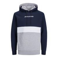 Jack & Jones Hombre Sudadera con Capucha ajustable Mod Blocking muy suave y cálida Otoño Invierno - details 4