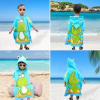 Toalla de Playa Infantil con Capucha  Toalla de Baño Poncho Toalla Poncho Surf para Niñas Niños de 2 a 8 años - details 7
