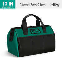 Bolsa De Herramientas AIRAJ De 13 Pulgadas Gran Capacidad De Apertura Superior Para Electricistas Carpinteros Y Fitters - details 1