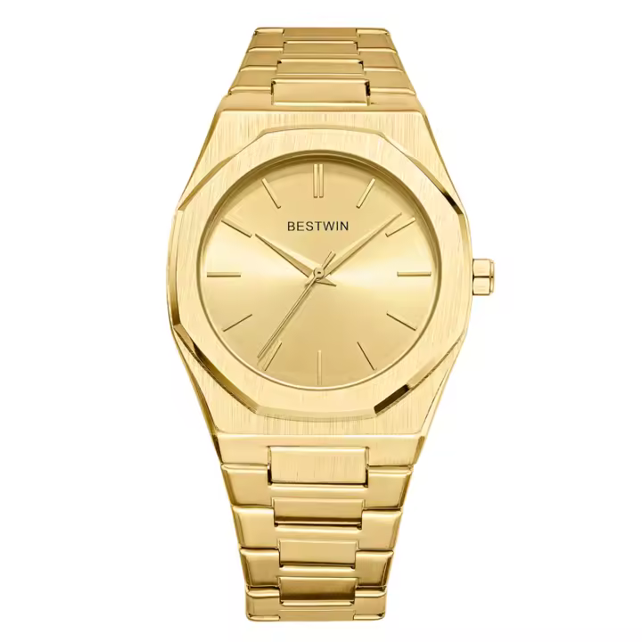 Reloj De Pulsera Para Hombre De Acero Inoxidable Negro Clásico Y De Negocios Resistente Al Agua Con Movimiento De Japón Reloj De Cuarzo Para Hombres - 1