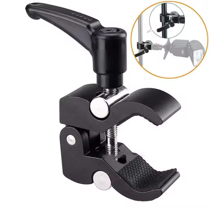 Aguja De Pescar Con Bocina De Águila Para Fotografía Accesorios De Fotografía Clip Mágico De Héroe Negro Para Cámara - 1
