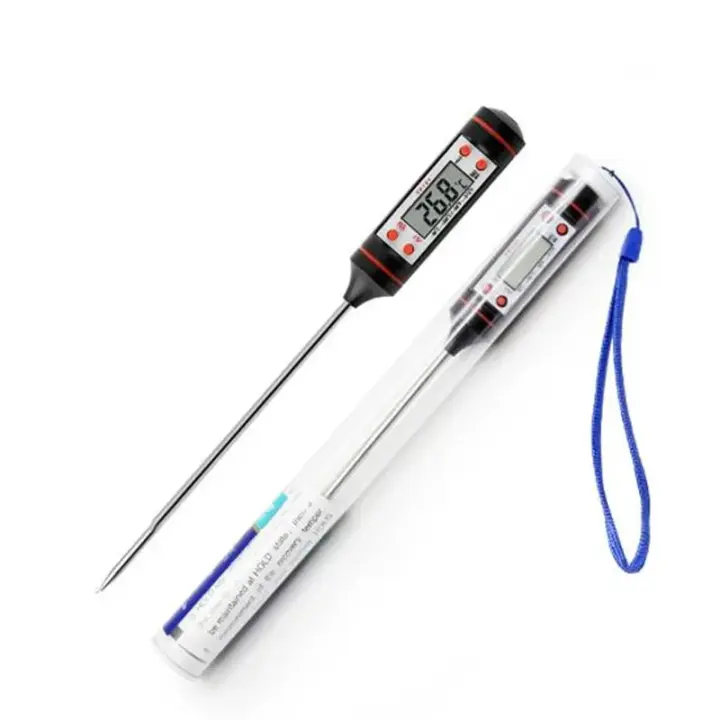 Termómetro Electrónico Para Cocina Y BBQ Medidor De Temperatura Digital De Grasa Y Alimentos Con Pantalla LCD TP101 - 1