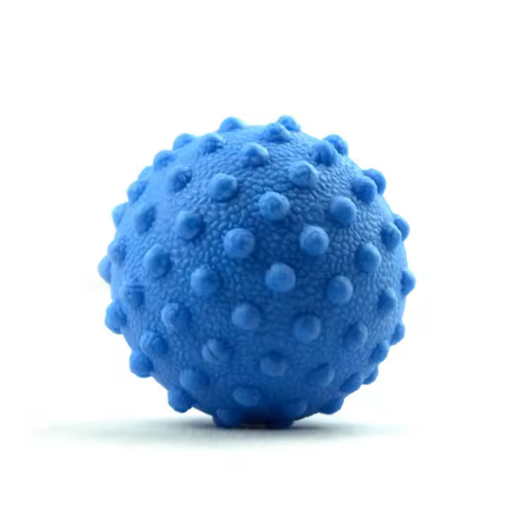 Bola De Masaje Duradera TPE Espinosa Para Punto Triger Deporte Fitness Alivio Del Dolor En Mano Y Pie Relajador De Fascia Plantar 4.5cm - 1