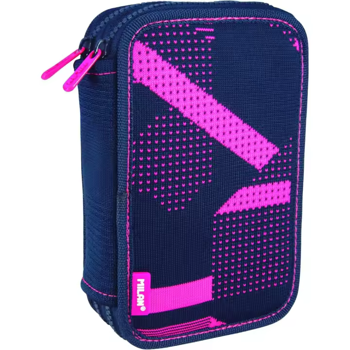 Milan Plumier de 2 Pisos Con Contenido Rosa Unisex - 1
