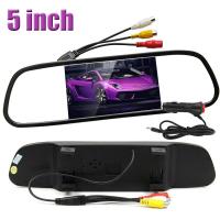 Bileeko Pantalla LCD Color TFT 5 Pulgadas Espejo Retrovisor Para Coche Con Cámara De Visión Trasera Para Parkings - details 0