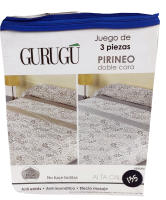 Netdam Juego De Sábanas Térmicas Pirineo de 3 Piezas - Calidez y Comodidad para Invierno - Tacto Polar Suave - Variedad de Colores - Fabricadas en España - details 3
