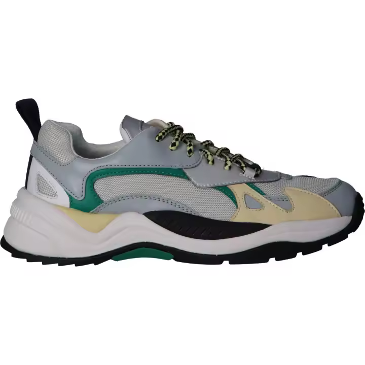 Zapatillas deporte de Mujer y Hombre GEOX T94BUA 08514 T02 C1182 LT GREY-LT YELLOW - 1