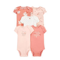 Ropa para niños, novedad de verano, mono triangular de manga corta para bebés, ropa para gatear, mono de bebé de cinco piezas - details 24